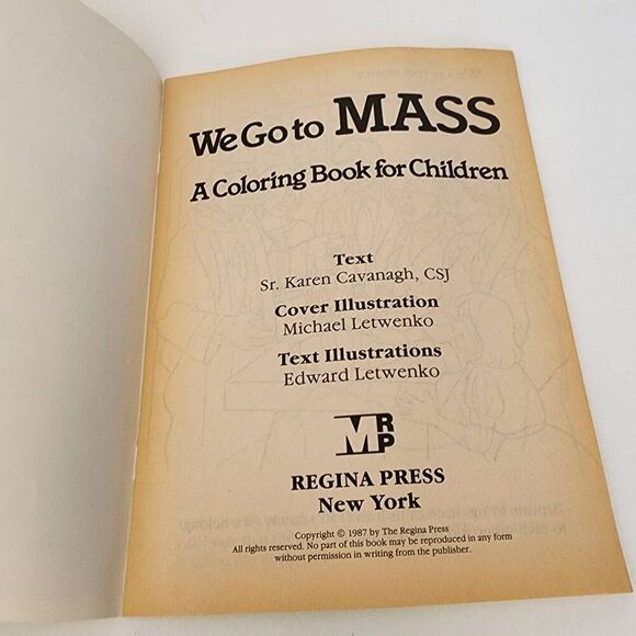 Lot of 4 Vintage Religious Coloring Books - Picture 9 of 15